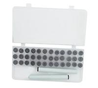 Set di 36 stampini per unghie, in robusto silicone, per donne, ragazze, adolescenti, bambini e adolescenti, 1 cm