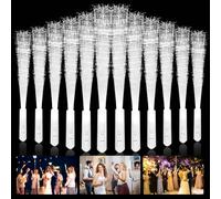 Set di 36 strisce luminose a LED, in fibra di vetro, per matrimoni, feste, concerti (bianco)
