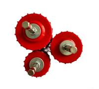 Set di 39 spazzole per la pulizia dei tubi in rame per trapani elettrici, perfetto per la rimozione della ruggine, include 3 spazzole per tubi e 6 spazzole in acciaio (3 pezzi)