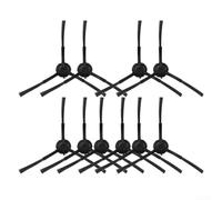 Set di 4/10 spazzole laterali di ricambio per robot aspirapolvere Vexilar W6, realizzate in plastica e nylon per migliorare la pulizia di angoli e bordi (confezione da 10)