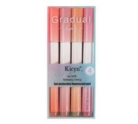 Set di 4-12 evidenziatori Magic Highlighters, punta a cuneo, per tratti spessi, giallo, arancione, rosso, viola, azzurro, verde