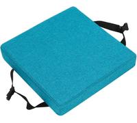 Set di 4/2/1 Cuscino per sedia cucina in memory foam rimovibile spesso 3/5/8cm 25/28/30/35/40/45/50cm, cuscino antiscivolo, per sedie da pranzo,ufficio,Esterno,Giardino,Soggiorno(Large,1PC-40X40X8CM)