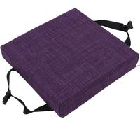 Set di 4/2/1 Cuscino per sedia cucina in memory foam rimovibile spesso 3/5/8cm 25/28/30/35/40/45/50cm, cuscino antiscivolo, per sedie da pranzo,ufficio,Esterno,Giardino,Soggiorno(Color 6,1PC_40X40X8CM