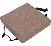 Set di 4/2/1 Cuscino per sedia cucina in memory foam rimovibile spesso 3/5/8cm 25/28/30/35/40/45/50cm, cuscino antiscivolo, per sedie da pranzo,ufficio,Esterno,Giardino,Soggiorno(C,1PC-30X30X8CM)