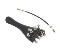 Set di 4/3 violino, 3 in 1 cordiera in ebano con accordatori a corda fine adatti per 4/3 4/4 violino