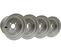 Set di 4 - 6.00x10 Cerchio ruota 4/100/60 argento