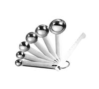 Set di 4/6/7/8 cucchiai dosatori in acciaio inossidabile con strumento for la cottura del caffè da cucina righello in(7PCS Set)