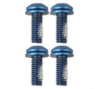 Set di 4 accessori per bicicletta M5 x 12 viti portaborraccia in acciaio legato (blu)