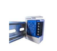 Set di 4 adattatori adatti per Shelly 1 Mini Gen 3 / Shelly 1 Mini Gen 4 / Shelly EM Mini Gen4 / su guida Hutschiena/DIN Rail Bracket (35 mm) (set da 4)