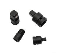 Set di 4 adattatori in acciaio perfetti per conversioni da 1/2 a 3/8 e 1/4 per vari strumenti e applicazioni