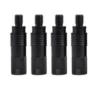Set di 4 adattatori magnetici per allarme morso per canna da pesca alla carpa, connettori rapidi, interfaccia filettata 3/8, si adatta alla maggior parte delle staffe di allarme in lega di alluminio