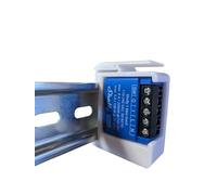 Set di 4 adattatori per Shelly 1 Mini Gen 3 su guide DIN (35 mm) (set da 4 pezzi)