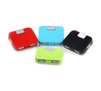 Set di 4 adattatori pieghevoli a 4 porte USB 2.0 per una facile integrazione con più dispositivi USB Hub