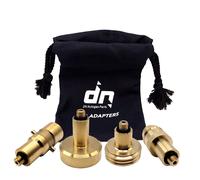 Set Di 4 Adattatori Refill AUTOGAS LPG GPL M10 Kit Da Viaggio Made In Germany