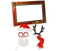 Set di 4 adesivi per feste con cornice.