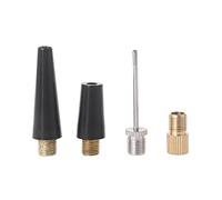 Set di 4 aghi a sfera Kit di gonfiaggio ad ago Adattatore per ugello per bici Compressore per pneumatici Compressore per pneumatici Adattatore Val Ve per compressore d'aria Kit adattatore Val Ve