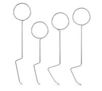 Set di 4 aghi di apertura per trappole, 1,5 mm, universale, apritrappole in acciaio a molla