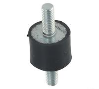 Set di 4 ammortizzatori di vibrazioni in gomma Silent Block con filettatura M5 M6 M8, supporti in gomma e acciaio per compressori d'aria, motori diesel, saldatrici, assorbimento del rumore e degli