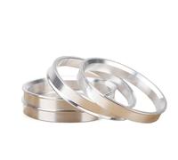 Set di 4 anelli di centraggio per auto, 66,1-65,1, 65,1-58,1, 74,1-65,1, 76,1-67,1, 63,4-54,1 mm, anelli di centraggio in alluminio (65,1 58,1 mm)