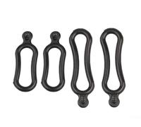 Set di 4 anelli in silicone per montaggio fanali per bicicletta, con anelli di fissaggio in gomma per faro e torcia a LED, per tutte le biciclette