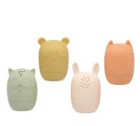 Set di 4 animaletti Kiokids per il bagno antimuffa
