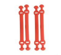 Set di 4 antivibrazioni per racchette in silicone, colore: nero