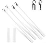 Set di 4 aste rotanti per tende in fibra di vetro, per regolare meccanismi di tenda con resistenza affidabile e design moderno