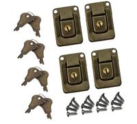 Set Di 4 Barre Di Ferro Stabile Riduttore Accessori Per Chiusure Sicure Di Valigie E Borse In Case E Workshop Toolase