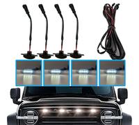 Set Di 4 Bianco Anteriore Griglia LED Indicatore Luci Per Land Rover Range Sport
