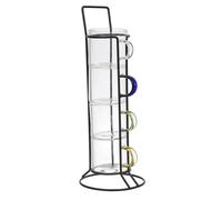 Set di 4 bicchieri da caffè espresso COLORATI