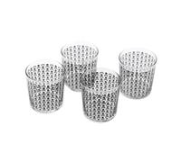 Set di 4 bicchieri di cranio d'acqua da 35cl cuciali per la casa