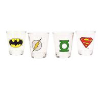 Set di 4 bicchieri SD Toys, DC Comics (logo)