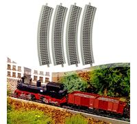 Set di 4 Binari Ferroviari in Scala HO, Binari di Collegamento Fai Da Te,