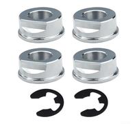 Set di 4 boccole per ruote progettate per artigiani 532009040 532124959 e 114 1640 modelli di attrezzature da prato per un funzionamento regolare e una lunga durata delle attrezzature