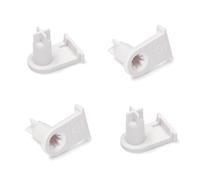 Set di 4 boccole porta frigo/freezer da incasso, compatibile con Bosch Siemens Neff, codice 00169301