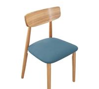 Set di 4 Bordeaux coprisedia per Sala da Pranzo in Jacquard - Alta Elasticità - Anti-Polvere - per Sala da Pranzo, Cucina(Blue,Large-1pc)