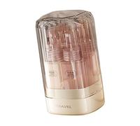 Set di 4 bottiglie da viaggio a prova di perdite, contenitori per liquidi con scatola portaoggetti, accessori da viaggio per balsamo per capelli, bagnoschiuma, gel doccia