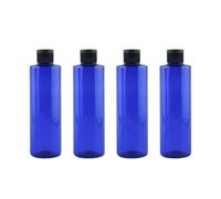 Set di 4 bottiglie da viaggio da 250 ml, dispenser vuoto per cosmetici, trasparenti e a prova di perdite, bottiglia struccante