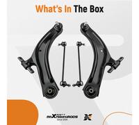 SET DI 4 BRACCI ANTERIORI SINISTRO+REC FOR NISSAN QASHQAI +2 I X-TRAIL KOLEOS I