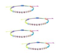 Set di 4 bracciali per bambini, regalo per l'inizio della scuola, per bambini, per l'inizio della scuola, per l'amicizia, per la festa della scuola, per i fratelli, per la scuola, durchschnittliche