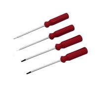 Set di 4 cacciaviti a testa triangolare per giocattoli elettronici, viti di sicurezza triangolari, set di attrezzi per Thomas McDonald's giocattoli serie di riparazione batteria smontaggio giocattolo