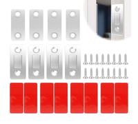 Set di 4 Calamite per Porte, Chiusura Magnetica per Ante, Calamite per Mobili Chiusura, Ultra Sottile Cassetto Calamite, Chiudiporta da Armadio per Ante Cucina Porta Magnete Mobili