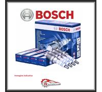 Set di 4 candele Bosch FR6KI332S Iridium 0242240707 Opel Candele Doppio Iridio