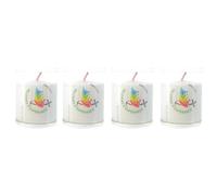 Set di 4 candele notturne Giubileo 2025 - Negozio cristiano - Culto cristiano in cera vegetale