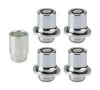 Set di 4 capocorda per auto con codice per la prevenzione dei furti, resistenza all'ossidazione contro il furto