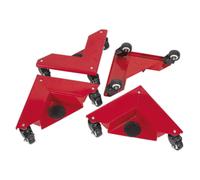 Set Di 4 Carrelli Di Trasporto Angolari Sealey - Capacità 150kg CM4