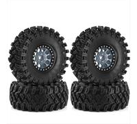 Set di 4 cerchi in gomma con perno in metallo da 136 mm e 1,9 pollici D