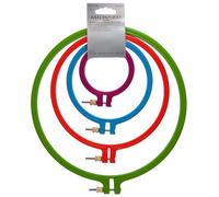 Set Di 4 Cerchi Per Ricamo Antiscivolo Milward - Misure: 3" / 5" / 7" / 9"