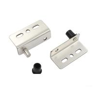 Set di 4 cerniere a scomparsa per porte e armadi in legno, design resistente con acciaio industriale per un movimento fluido e affidabile dei mobili (argento)