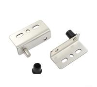 Set di 4 cerniere a scomparsa resistenti per armadi e porte in legno, struttura industriale in acciaio, supporta una funzione affidabile e precisa dei mobili (argento)